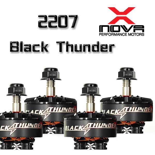 Xnova Black Thunder 2207-2100Kv Racing Motor Combo 4 Pcs. — Pyrodrone