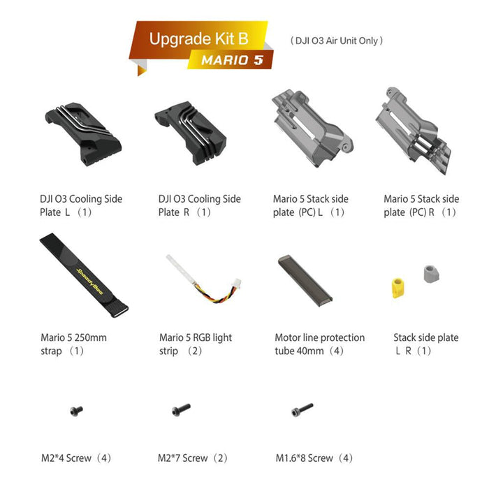 SpeedyBee Mario 5 Frame Upgrade Kit B