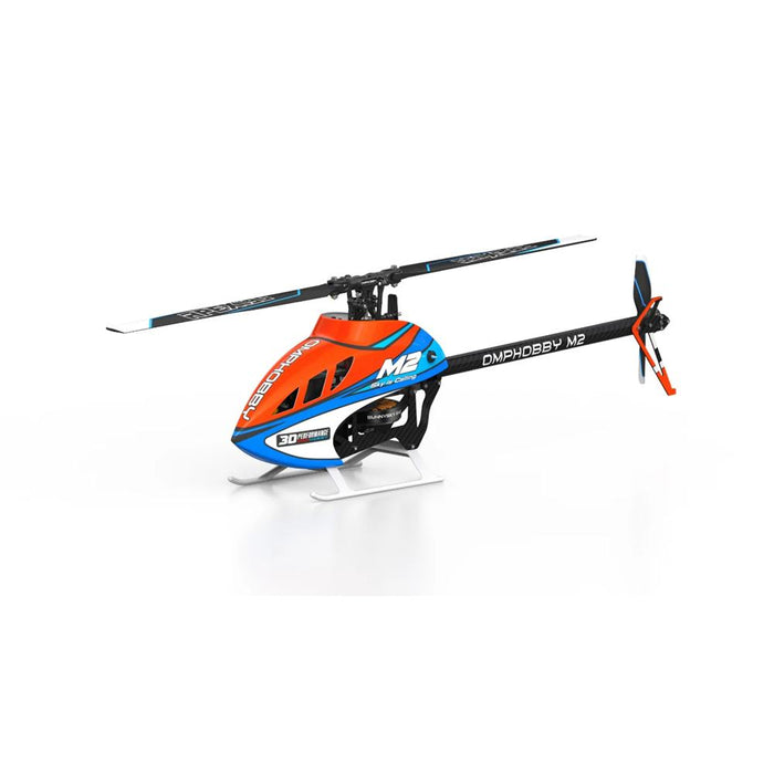 OMPHobby M2 V3 PRO BNF 3D Flybarless Dual Brushless Motor Direct-Drive RC Helicopter - Cosmic Orange