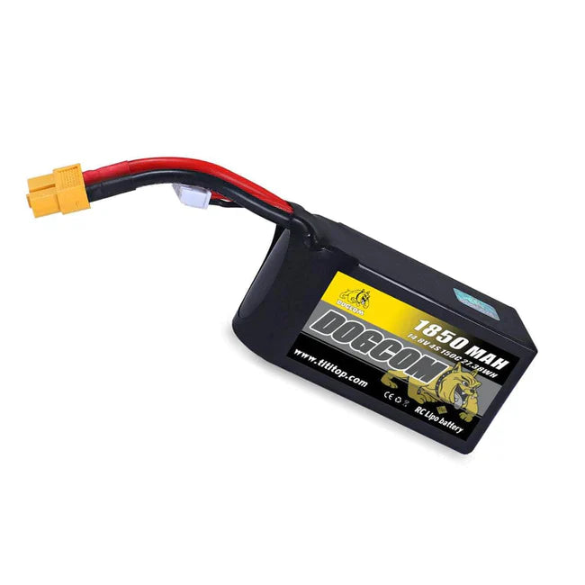 DOGCOM 1850mAh 4s 14.8V 150C LiPo Battery - XT60