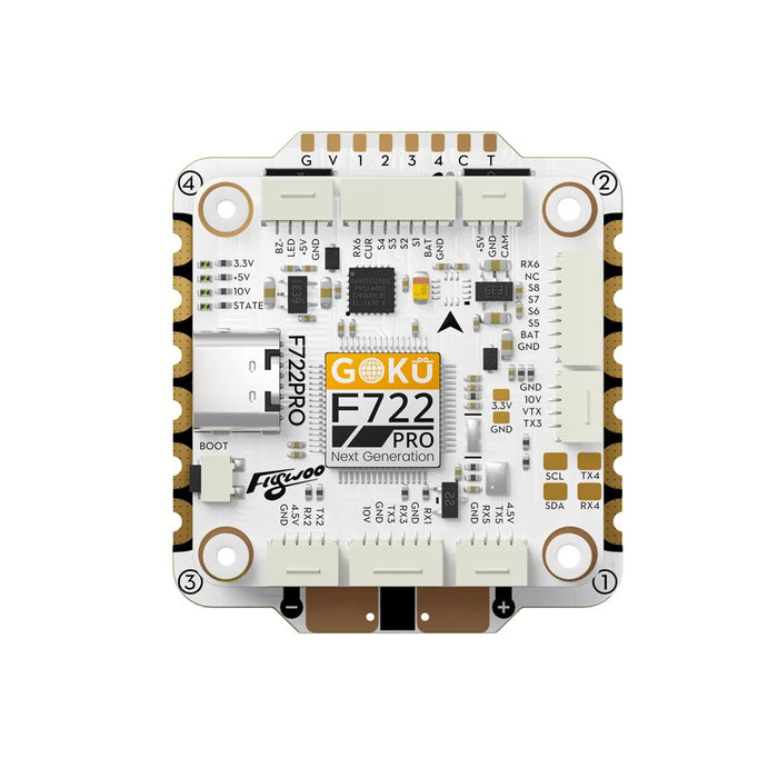 Flywoo Goku F722 Pro V2 Stack with F722 Flight Controller and 55A BL32 128K 4in1 ESc - 30x30mm