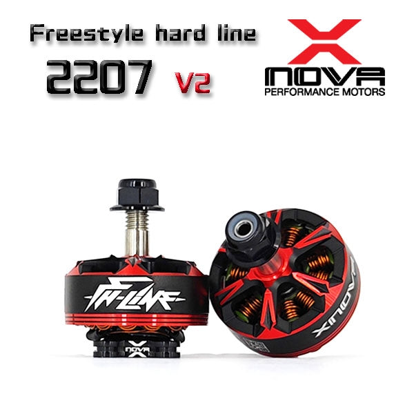 XNOVA 2207 Freestyle Hard Line V2 Motors - 1800KV — Pyrodrone