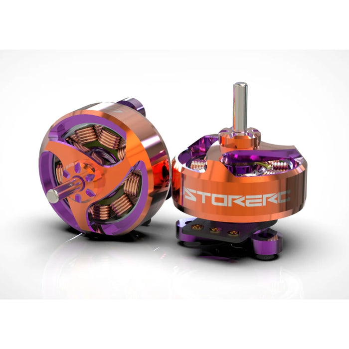 FPVStoreRC Evo 0702 33800KV 1S Brushless Motor for FPV - Orange & Purple