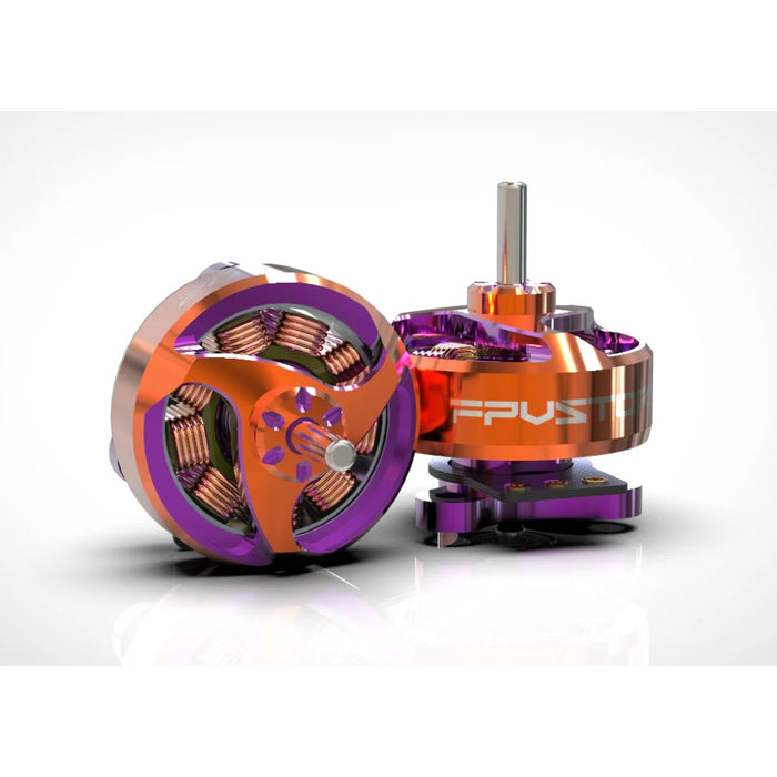 FPVStoreRC Evo 0702 33800KV 1S Brushless Motor for FPV - Orange & Purple