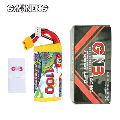 Gaoneng GNB 4S 15.2V 1100mAh 160C HV Lipo Battery - XT60