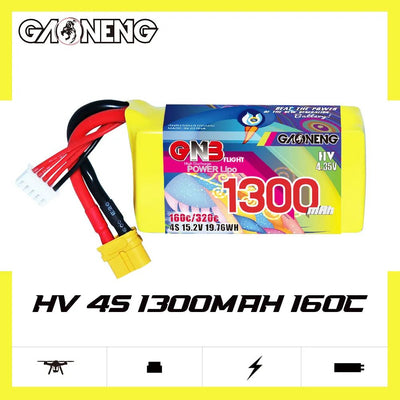 Gaoneng GNB 4S 15.2V 1300mAh 160C HV Lipo Battery - XT60