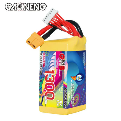 Gaoneng GNB 6S 22.8V 1300mAh 160C HV Lipo Battery - XT60