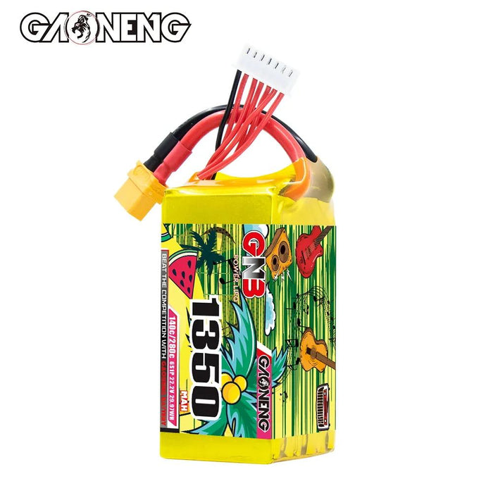 Gaoneng GNB 1350mAh 22.2v 6S 140C Lipo Battery - XT60