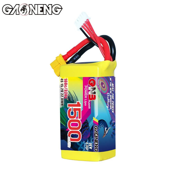 Gaoneng GNB 4S 15.2V 1500mAh 160C HV Long Range Lipo Battery - XT60