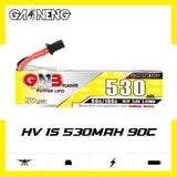 Gaoneng GNB 1S 530MAH 90C 3.8V HV Li-Po Battery for Whoop Micro - A30 Cabled