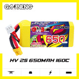 Gaoneng GNB 2S 7.6V 650mAh 160C HV Lipo Battery - XT30