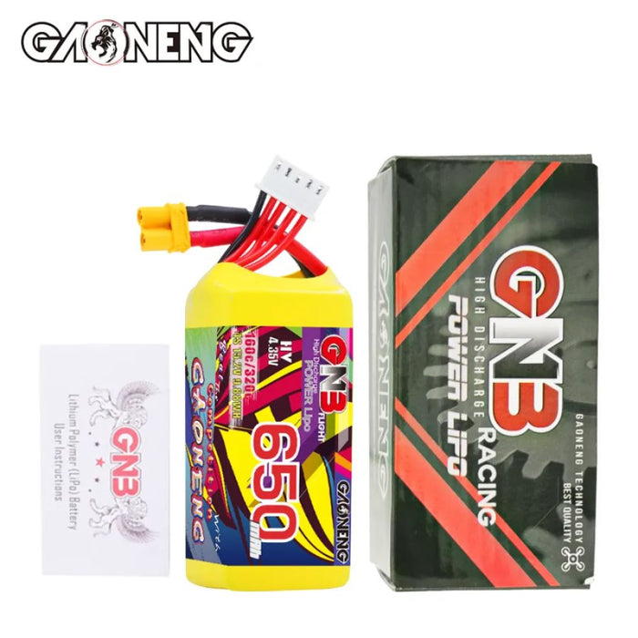 Gaoneng GNB 4S 15.2V 650mAh 160C HV Lipo Battery - XT30