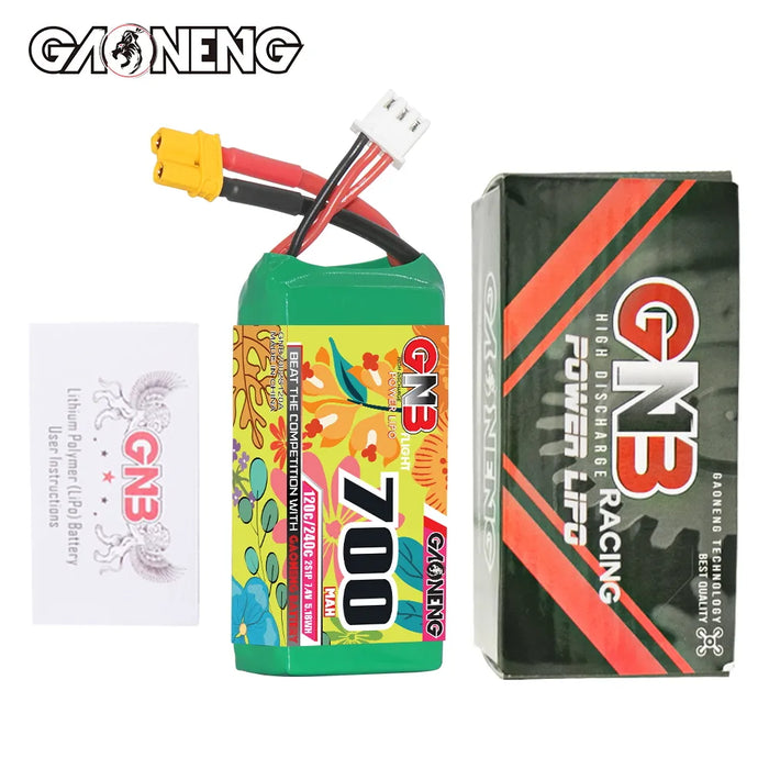 Gaoneng GNB 700MAH 7.4V 2S 120C Lipo Battery - XT30