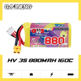 Gaoneng GNB 3S 11.4V 880mAh 160C HV Lipo Battery - XT30