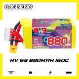 Gaoneng GNB 6S 22.8V 880mAh 160C HV Lipo Battery - XT30