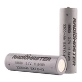 Radiomaster 18650 3200mAh 3.7V Battery (2pcs) for TX16S / Boxer / TX12/ Pocket / MT12 Radios