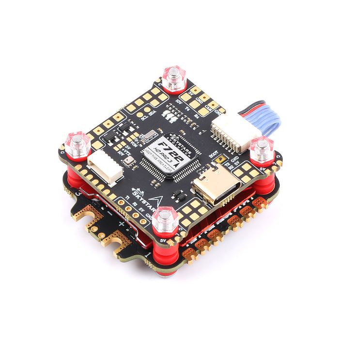 Skystars F7HD Pro3 Flight Controller and AM60A AM-32 32bit 4-in-1 ESC Fly Tower Stack - 30x30mm