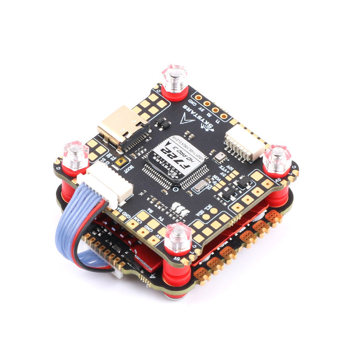 Skystars F7HD Pro3 Flight Controller and AM60A AM-32 32bit 4-in-1 ESC Fly Tower Stack - 30x30mm