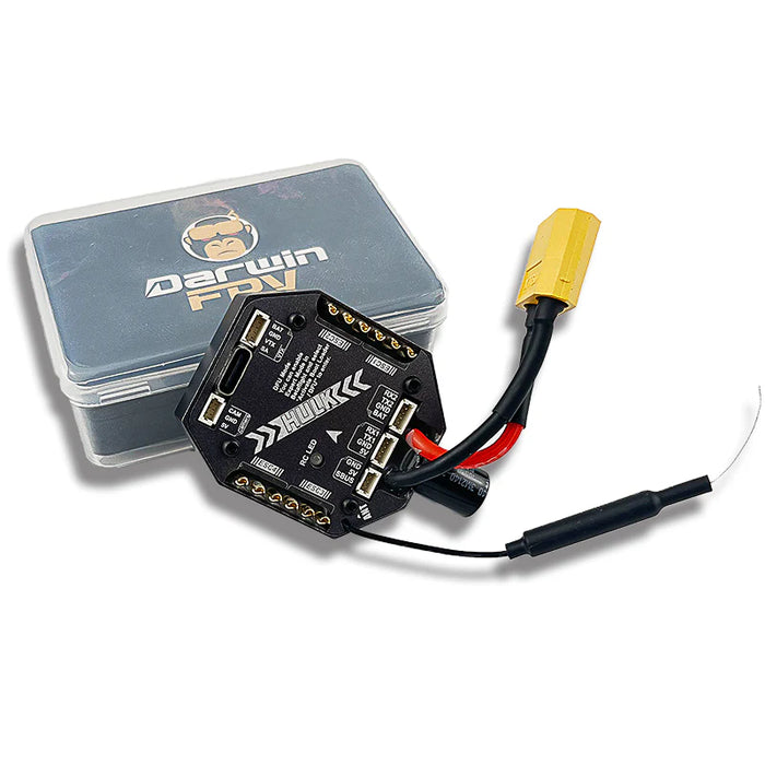 DarwinFPV HULK AIO F411 Flight Controller 45A 3-6S ESC ELRS 2.4GHz - 25x25mm