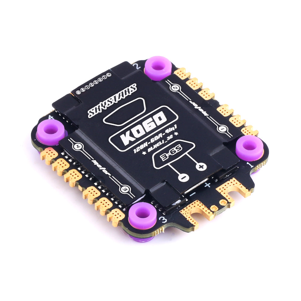 Skystars RC KO60 60A 3-6S AM32 128K Dshot1200 4-in-1 ESC - 30x30mm ...
