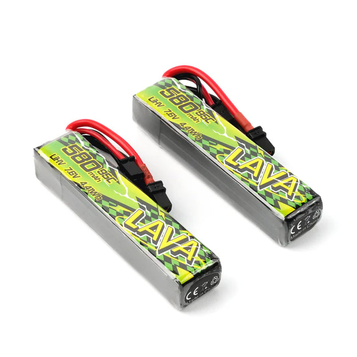 BETAFPV LAVA II 2S 580mAh 95C XT30 Battery (2PCS)