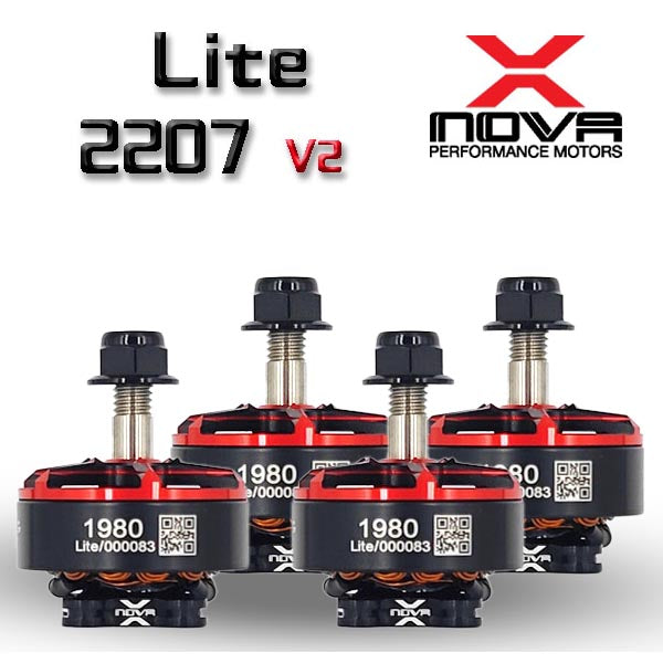 Xnova 2207 V2 LITE RACING series Motor - 1980KV - 4PCS — Pyrodrone