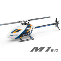 OMPHobby M1 EVO BNF (OMP Protocol) 3D Flybarless Dual Brushless Motor Direct-Drive RC Helicopter - WHITE