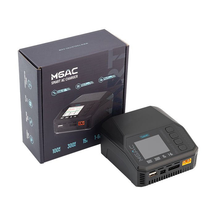 ToolkitRC M6AC 1-6S AC 100W DC 300W 15A Battery Charger - XT60