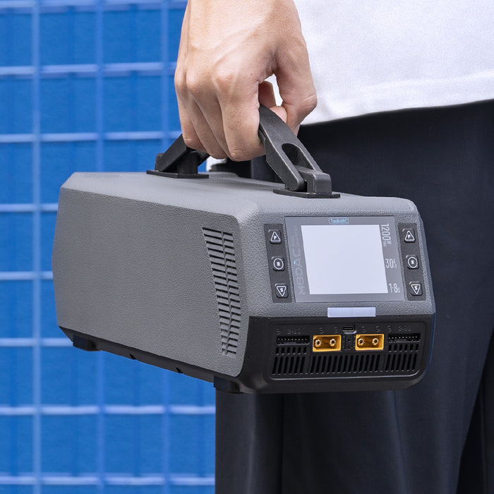 ToolkitRC M8DAC 1-8S Dual Drone Charger 1200W 30A×2 50A SYNC Charger - XT90