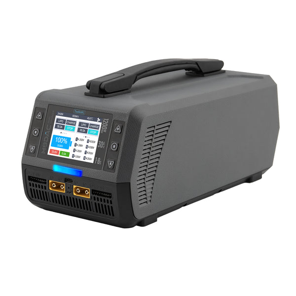ToolkitRC M8DAC 1-8S Dual Drone Charger 1200W 30A×2 50A SYNC