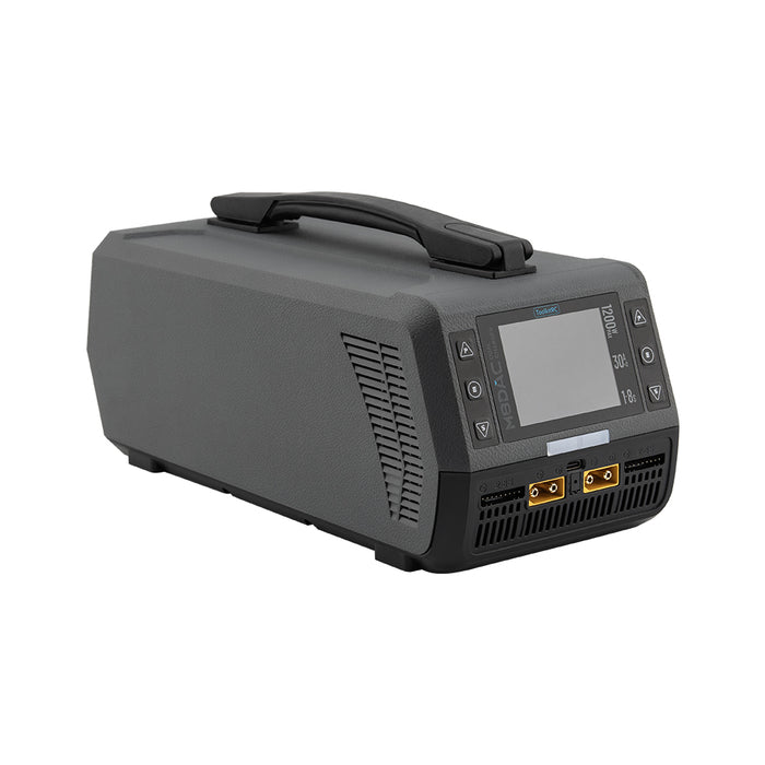 ToolkitRC M8DAC 1-8S Dual Drone Charger 1200W 30A×2 50A SYNC Charger - XT90