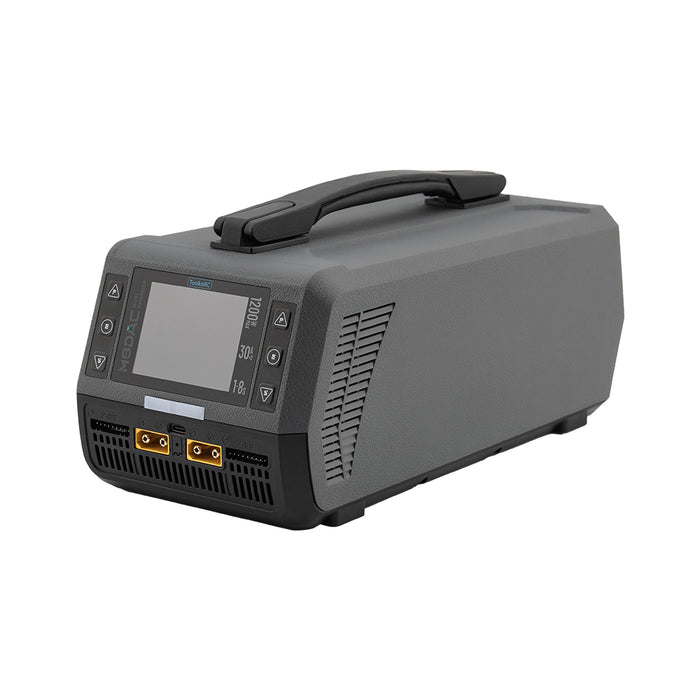 ToolkitRC M8DAC 1-8S Dual Drone Charger 1200W 30A×2 50A SYNC Charger - XT90