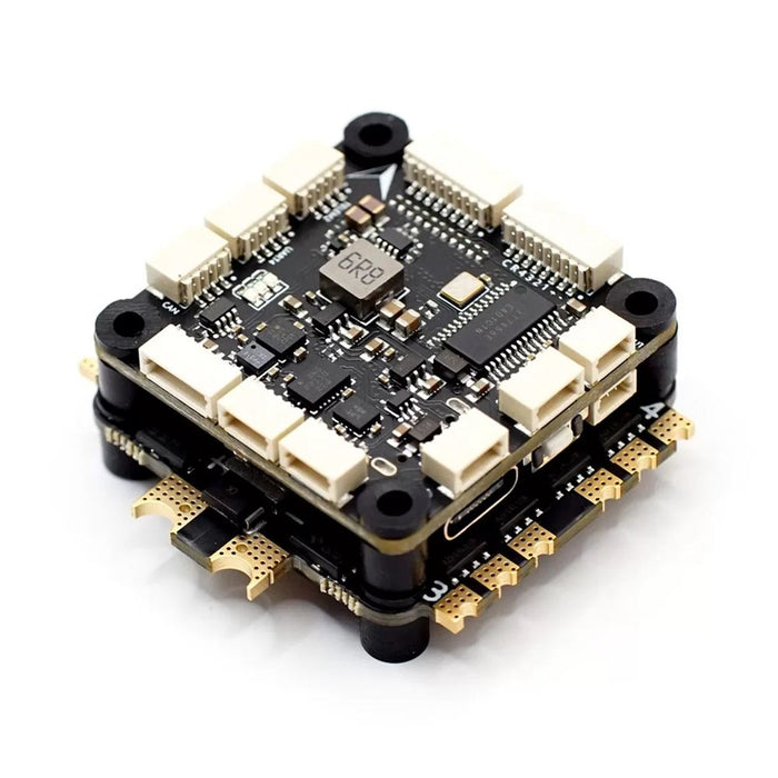 MicoAir 743 Stack with H743 BMI088 Flight Controller and 2-6S 50A Bluejay 4in1 ESC - 30x30mm