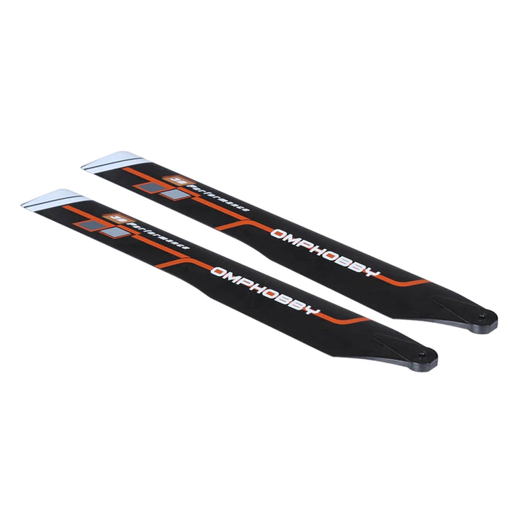 OMPHobby M2 EVO 3D Helicopter Main Blades Set (2pcs) - ORANGE