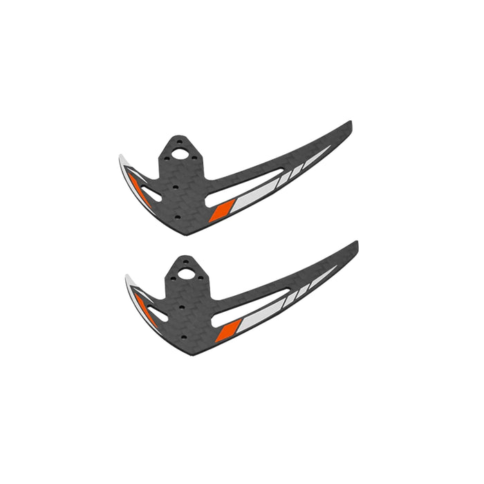 OMPHobby M2 EVO 3D Helicopter Vertical Stabilizer Set (2pcs) - ORANGE