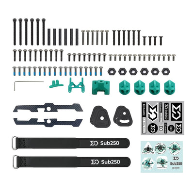 Sub250 Oasisfly25 2.5 Inches HD Freestyle Quadcopter Frame Kit