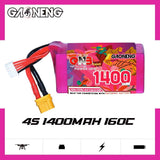 Gaoneng GNB 4S 14.8V 1400mAh 160C Lipo Battery - XT60