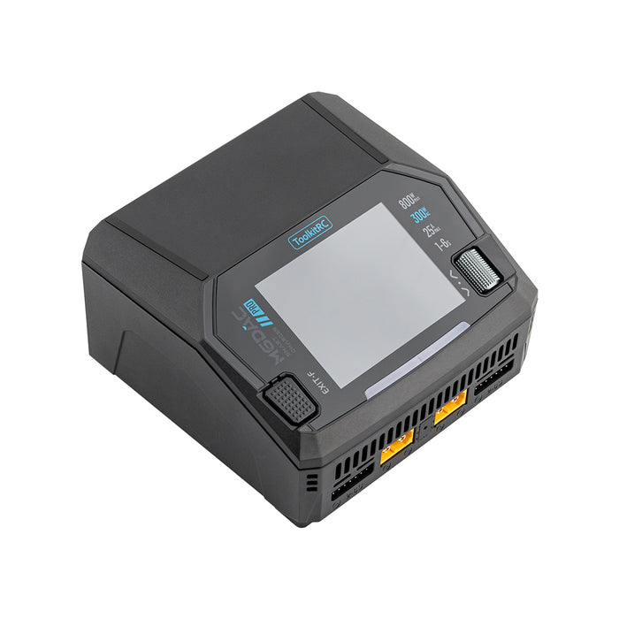 ToolkitRC M6DAC Pro 1-6S AC 300W DC 800W 16Ax2 Battery Charger - XT60
