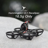 NewBeeDrone Hummingbird V3.1 RaceSpec 16.5g 1S Analog ELRS 2.4GHz BNF Brushless FPV Whoop