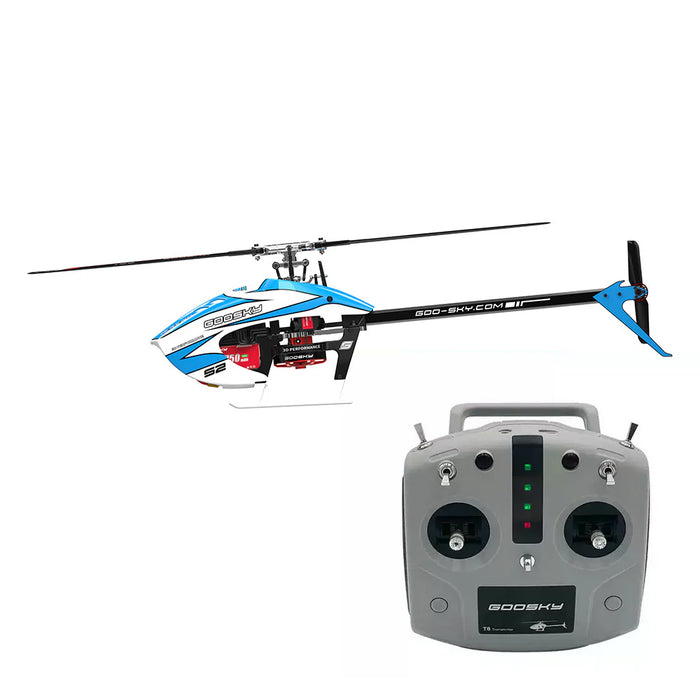 Goosky S2 Max RTF Version (Mode2) 3D Flybarless RC Helicopter - Blue