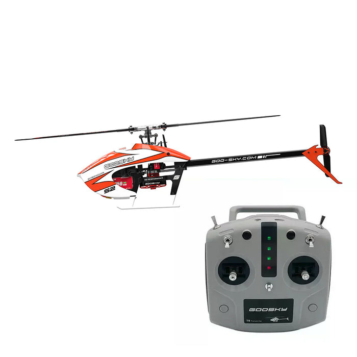 Goosky S2 Max RTF Version (Mode2) 3D Flybarless RC Helicopter - Orange