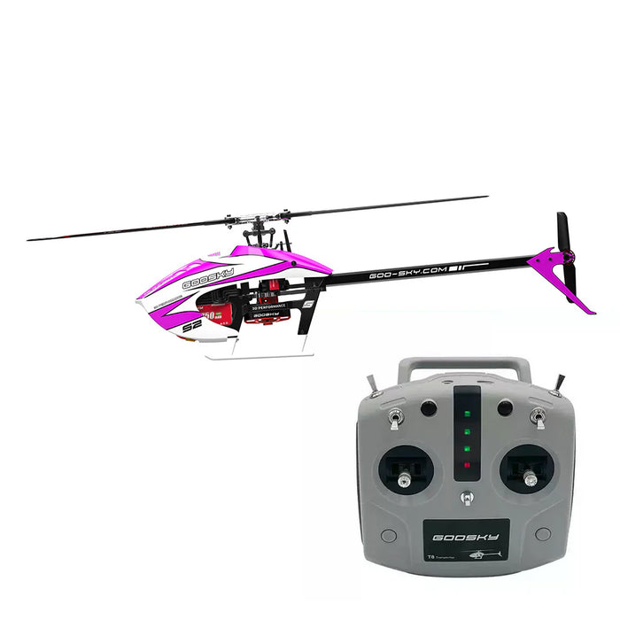 Goosky S2 Max RTF Version (Mode2) 3D Flybarless RC Helicopter - Purple