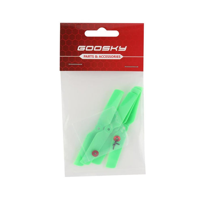 Goosky S2 3D Helicopter Tail Blades Set - GREEN