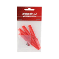 Goosky S2 3D Helicopter Tail Blades Set - RED