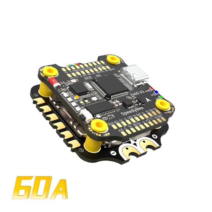 SpeedyBee F405 V3 Stack w/ 60A 3-6S 8 Bit 4in1 ESC - 30x30mm