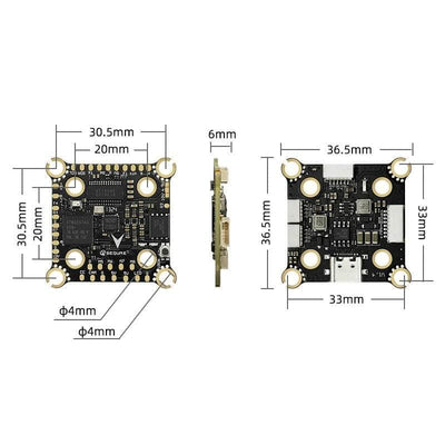 Sequre H743 4-8S MPU6000 Flight Controller - 20x20mm / 30x30mm