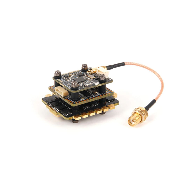 Holybro Kakute H7 Mini Stack with H7 v1.3 Flight controller and Tekko32 AM32 50A 4in1 Mini ESC and Atlatl HV micro VTX - 20x20mm