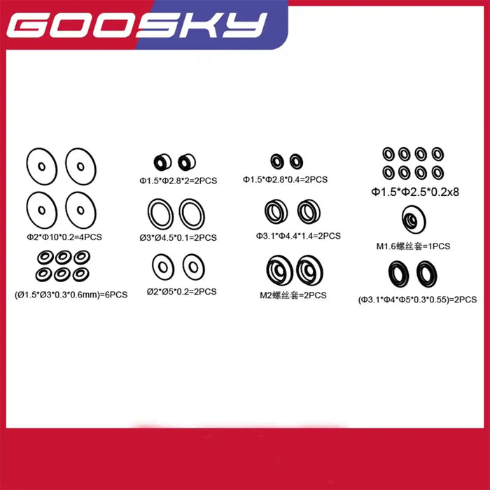 Goosky S2 3D Helicopter Gasket Set