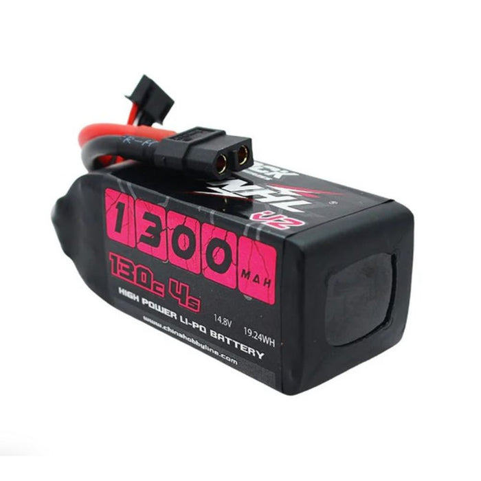 3 PACK - CNHL Black Series V2.0 1300mAh 14.8V 4S 130C Lipo Battery - XT60