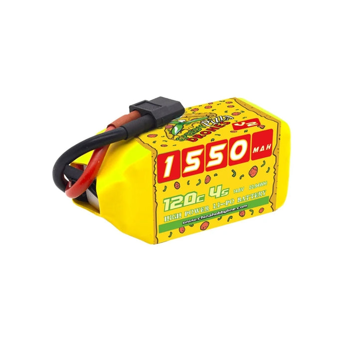 CNHL 1550mAh 14.8V 4S 120C Speedy Pizza V2.0 Lipo Battery - XT60
